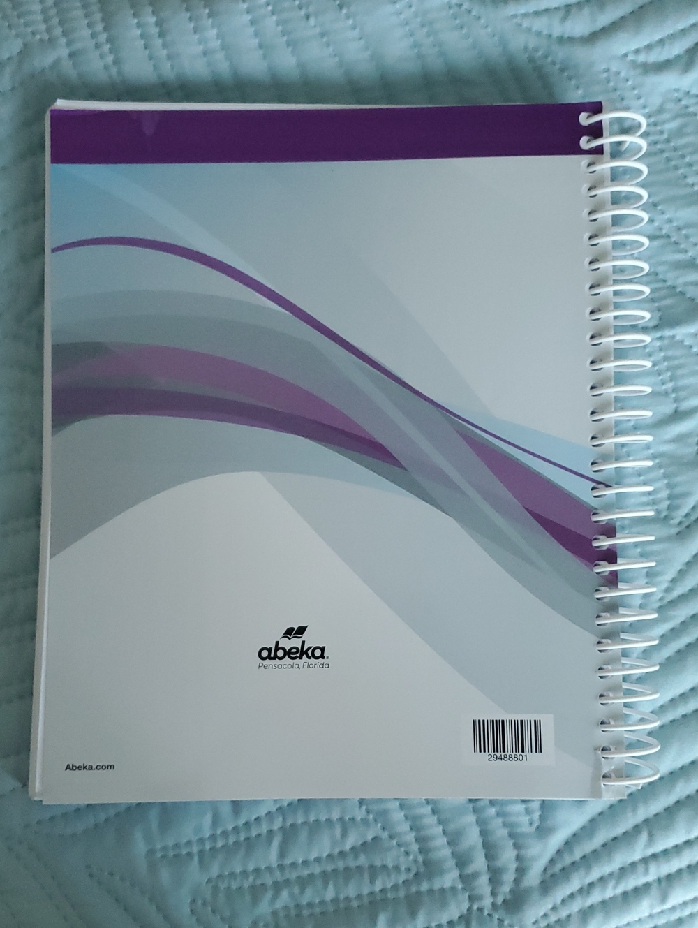 Abeka Homeschool Arithmetic 1 Curriculum Lesson Plans - Purple & White - Picture 2 of 5